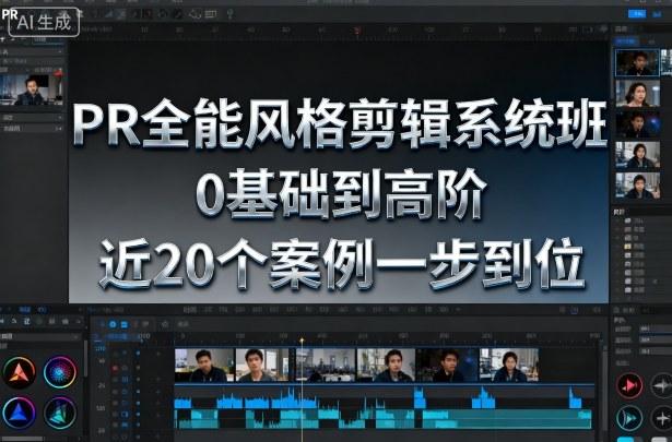 PR全能风格剪辑系统班，0基础到高阶，近20个案例一步到位-项目网
