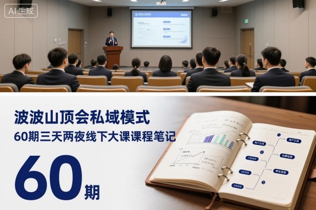 波波山顶会私域模式60期三天两夜线下大课课程笔记(文档)-项目网