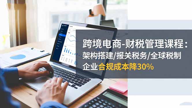跨境电商-财税管理课程：架构搭建/报关税务/全球税制，企业合规成本降30%-项目网