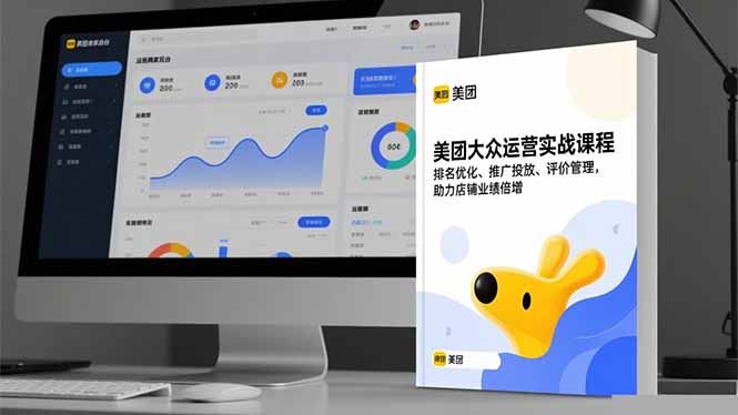 美团大众运营实战课程，排名优化、推广投放、评价管理，助力店铺业绩倍增-项目网