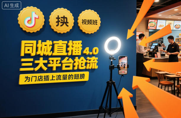 同城直播实操班4.0，三大平台抢流，为门店插上流量的翅膀-项目网