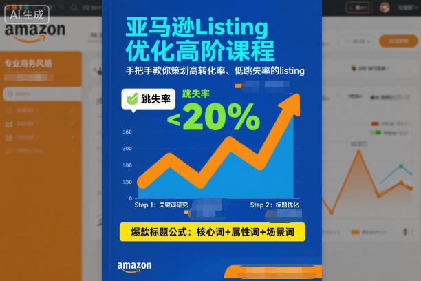 亚马逊Listing优化高阶课程，手把手教你策划高转化率、低跳失率的listing-项目网