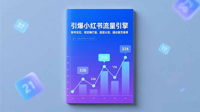 引爆小红书流量引擎，账号定位、视觉锤打造、底层认知，撬动首页推荐-项目网