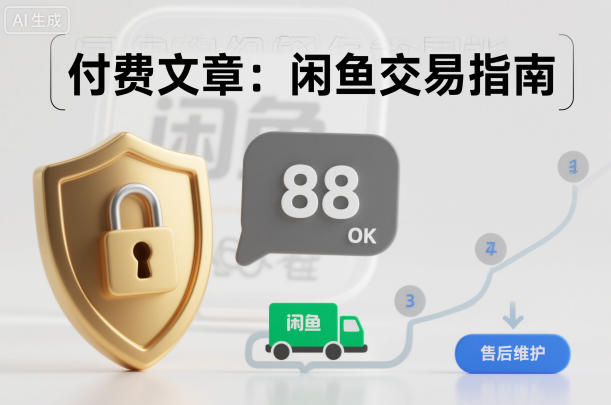 付费文章：闲鱼交易指南，怎么才能降低被坑被马扁的概率-项目网