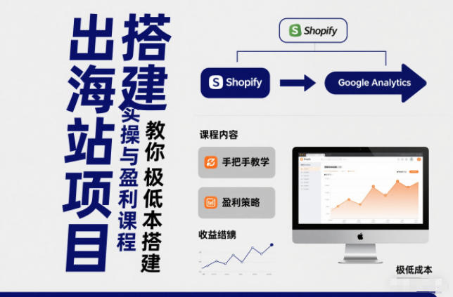 小淘出海站项目，搭建实操与盈利课程，手把手教你用极低成本搭建-项目网