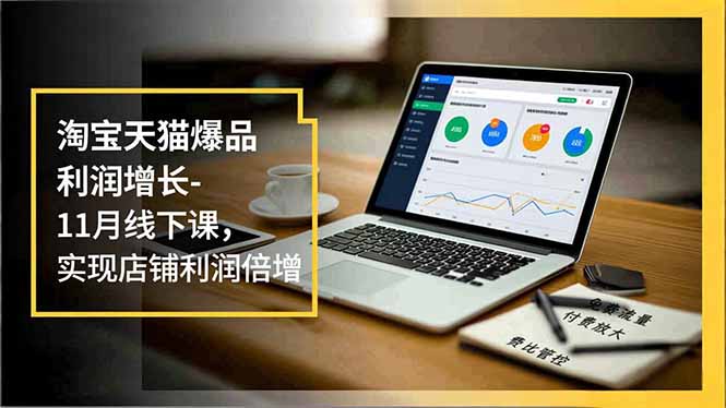淘宝天猫爆品利润增长-11月线下课，免费流量、付费放大、费比管控，实现店铺利润倍增-项目网