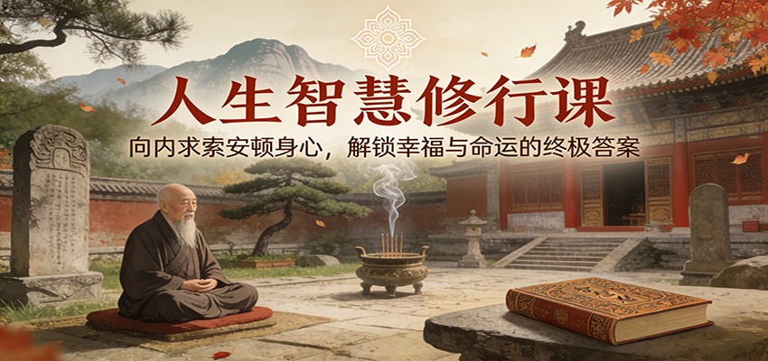 人生智慧修行课：向内求索安顿身心，解锁幸福与命运的终极答案-项目网