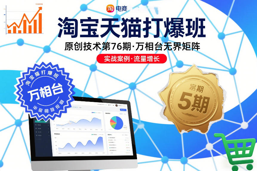 淘宝天猫打爆班原创技术第76期，万相台无界矩阵-项目网