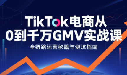 三千老师·TikTok电商从0到千万GMV实战课(更新)-项目网