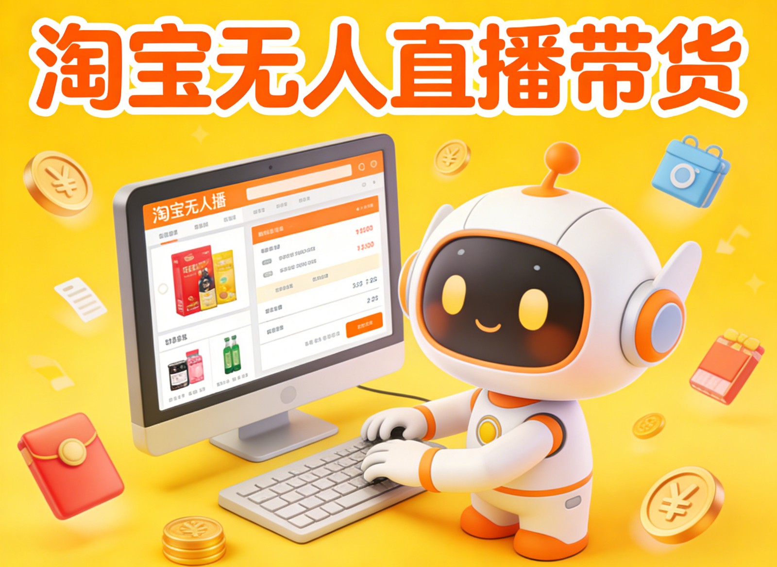 淘宝无人直播带货，24小时自动卖货，月佣金1W+，不违规不封号，不用露脸-项目网