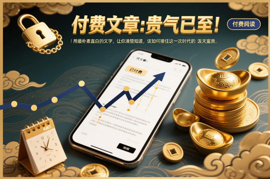 付费文章：贵气已至！用最朴素直白的文字，让你清楚知道，该如何接住这一次时代的泼天富贵-项目网