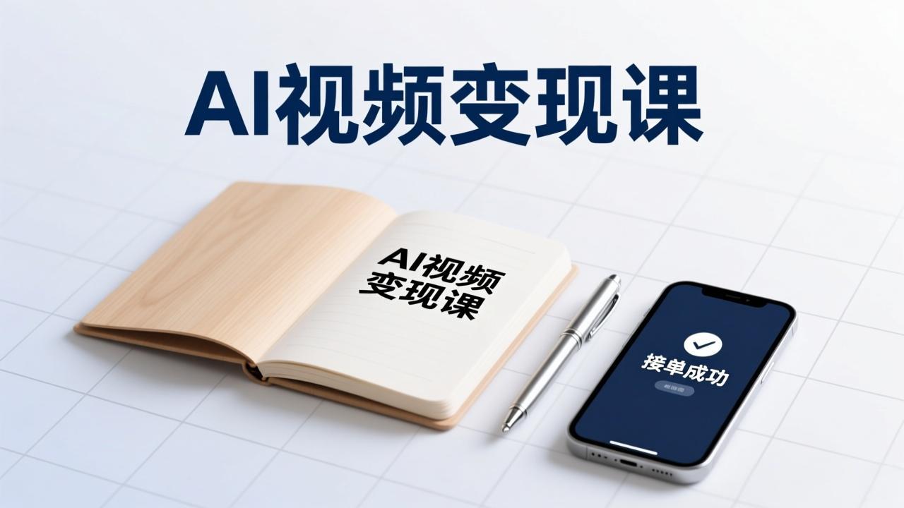AI视频变现课，学完即可创作短片、接商单，实现副业增收，单项目报价可达千元-项目网