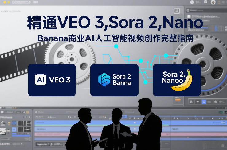 精通VEO 3，Sora 2，Nano Banana商业AI人工智能视频创作完整指南-项目网