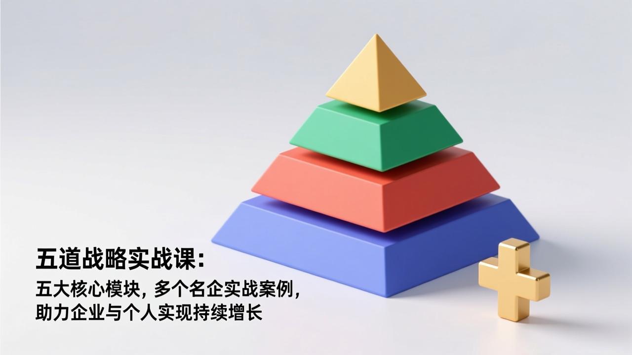 五道战略实战课：五大核心模块，多个名企实战案例，助力企业与个人实现持续增长-项目网
