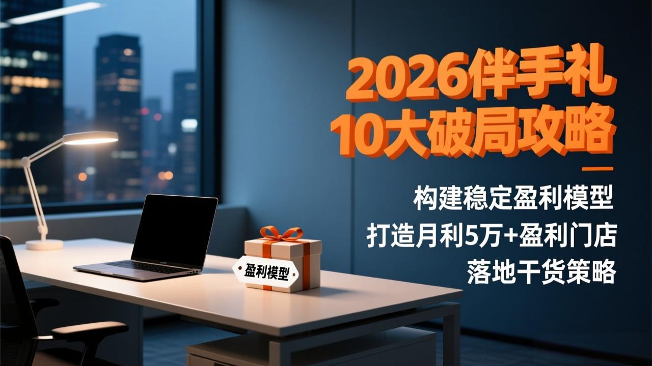 2026伴手礼10大破局攻略：构建稳定盈利模型，打造月利5万+盈利门店，落地干货策略-项目网