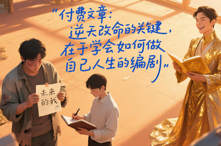 付费文章：逆天改命的关键，在于学会如何做自己人生的编剧-项目网