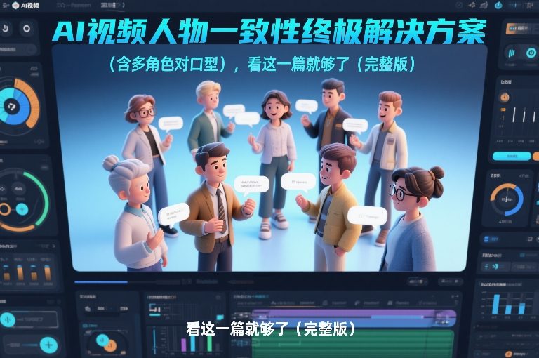 AI视频人物一致性终极解决方案(含多角色对口型)，看这一篇就够了(完整版)-项目网