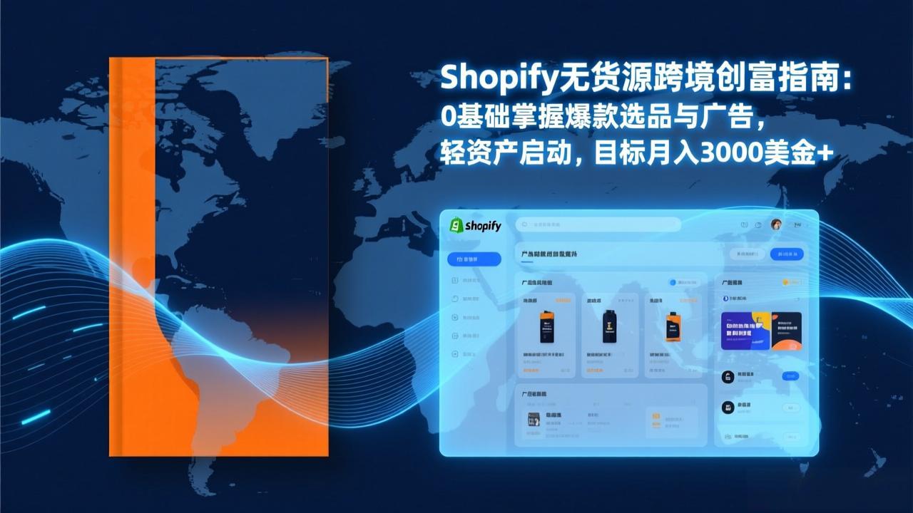 Shopify爆款打法实战：从选品到广告投放，复制爆款模型，驱动独立站月销售额破万刀-项目网