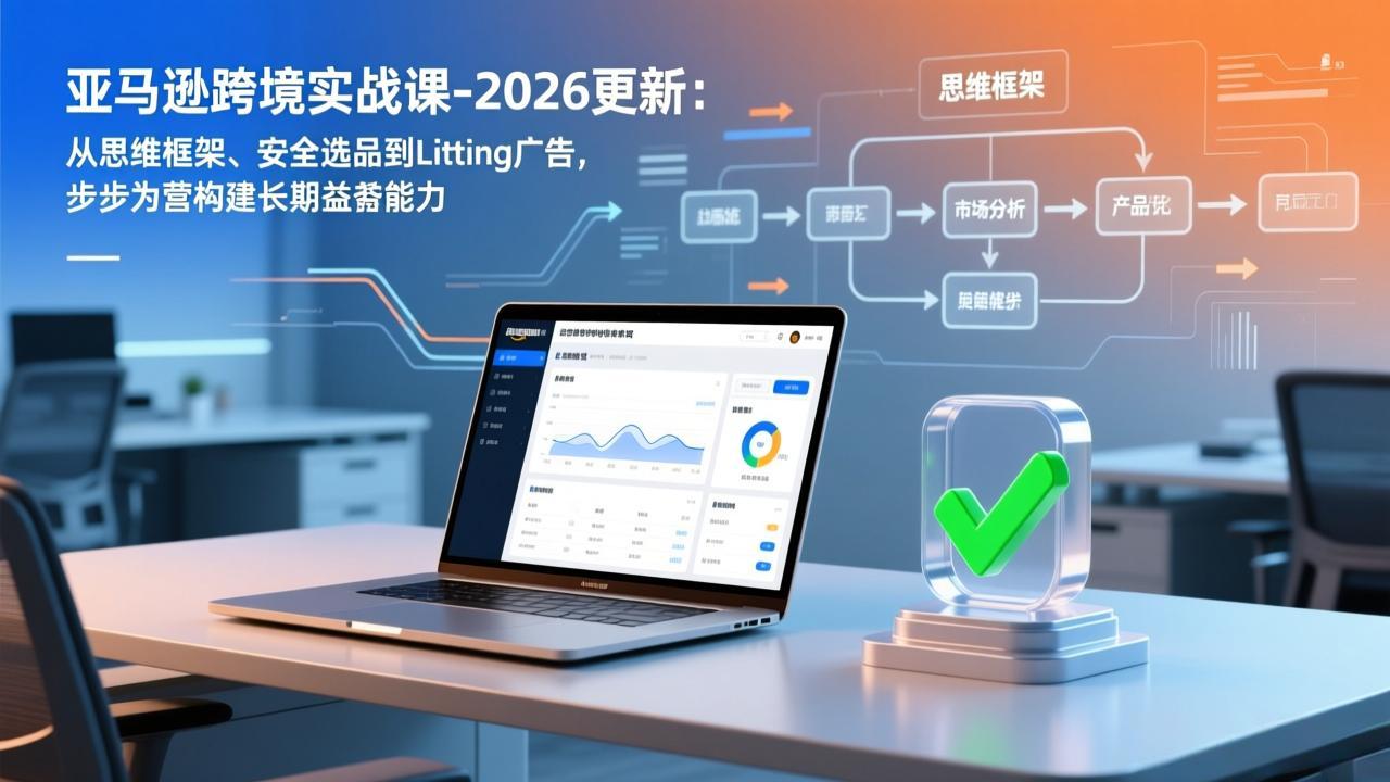 亚马逊跨境实战课-2026更新：从思维框架、安全选品到Listing广告，步步为营构建长期盈利能力-项目网