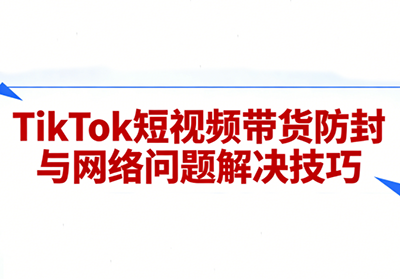 老谭·TikTok短视频带货实拍课程-项目网