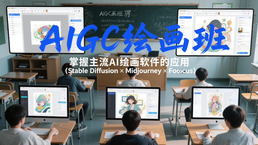 AIGC绘画班，掌握主流Ai绘画软件的应用(Stable Diffusion x Midjourney x Fooocus)-项目网