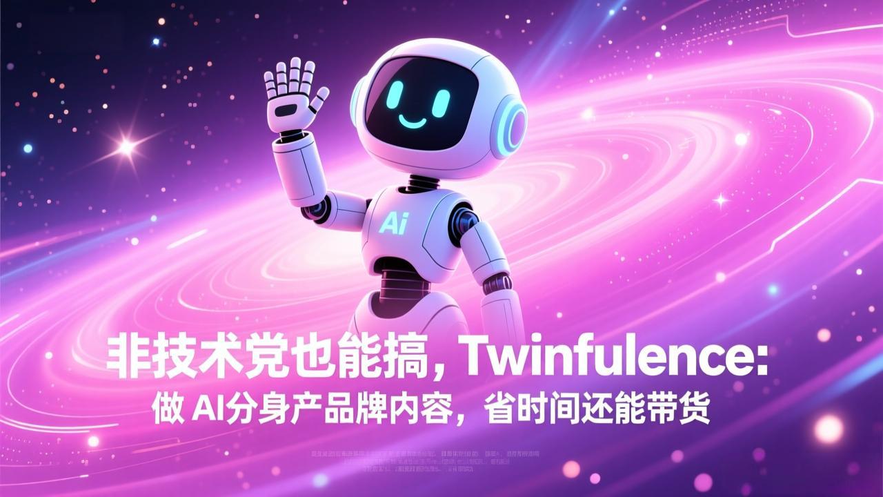非技术党也能搞!Twinfluence:做 AI 分身产品牌内容,省时间还能带货-项目网