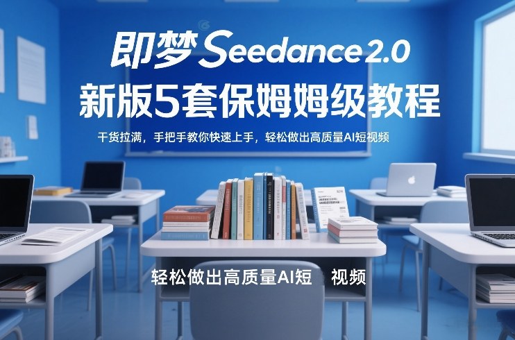 即梦Seedance2.0新版5套保姆级教程，干货拉满，手把手教你快速上手，轻松做出高质量AI短视频-项目网