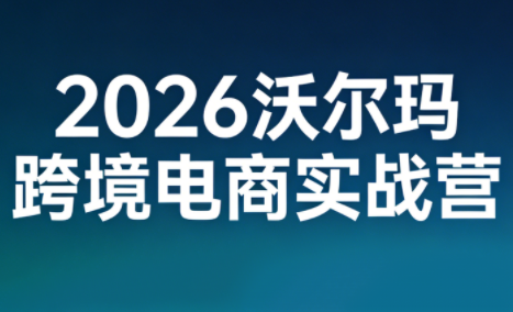 2026沃尔玛跨境电商实战营-项目网